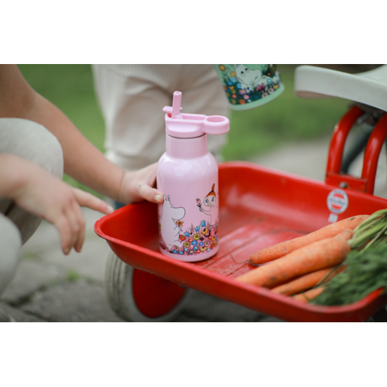 Rätt Start Vattenflaska Mumin Äng Rosa 340 ml