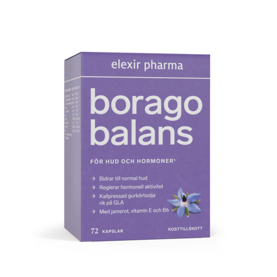 Elexir Pharma Borago Balans 72 kapslar