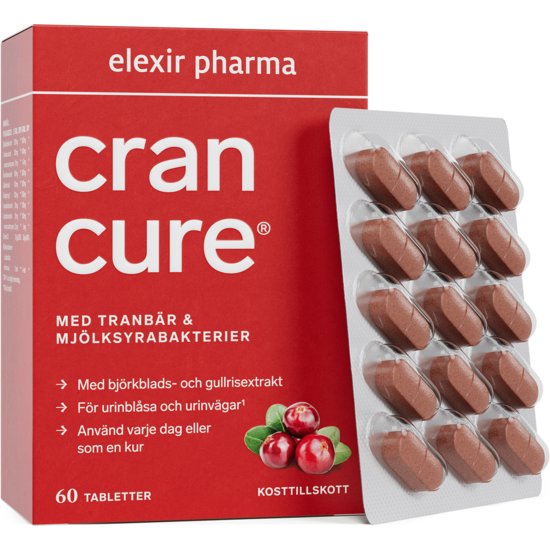 Elexir Pharma Cran Cure 60 tabletter