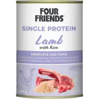 FourFriends Dog Lamb & Rice Våtfoder 400 g