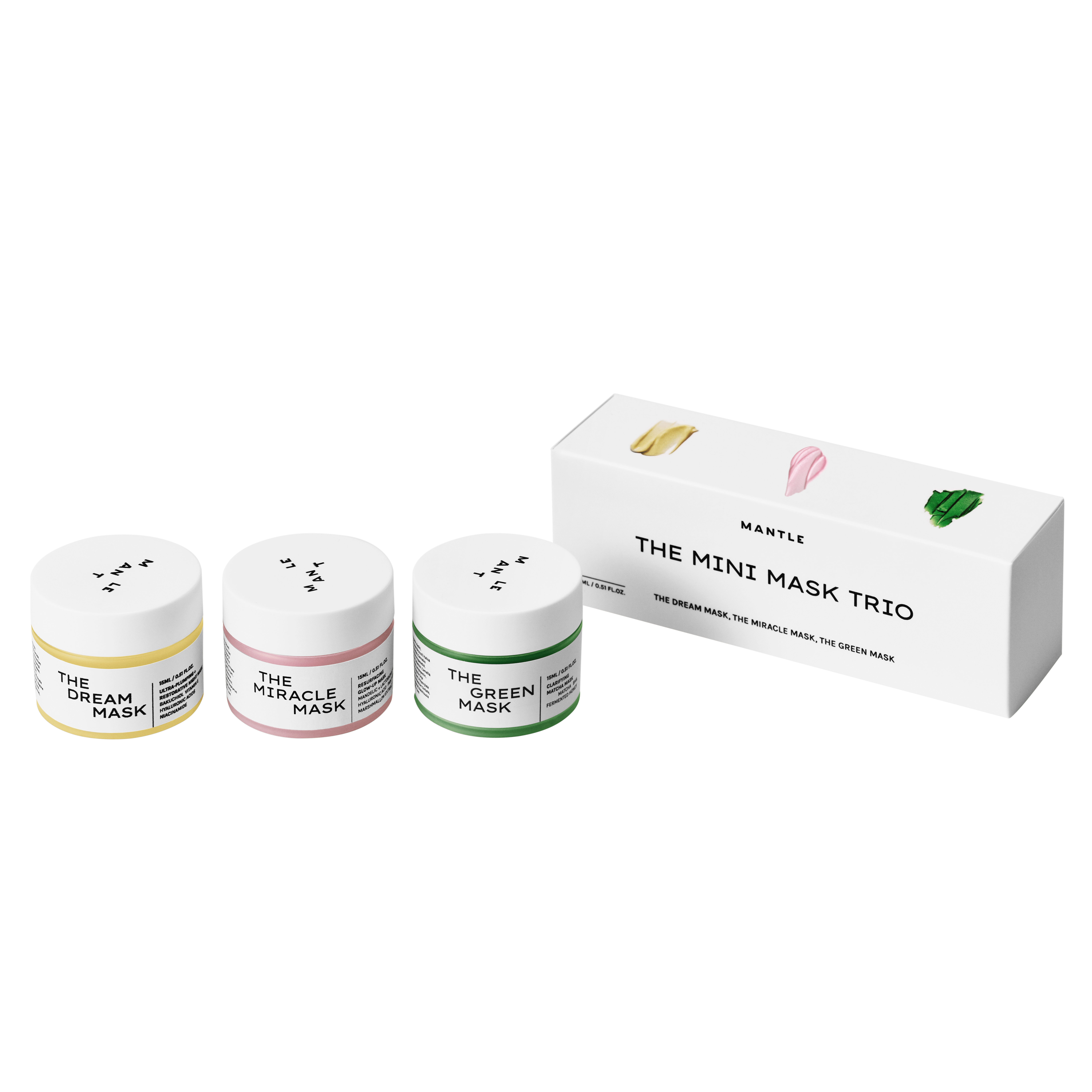 MANTLE The Mini Mask Trio 3 x 15 ml