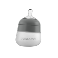 Nanobébé Flexy Silikonflaska Grå 150 ml