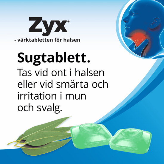 Zyx Eucalyptus 3 mg 20 sugtabletter