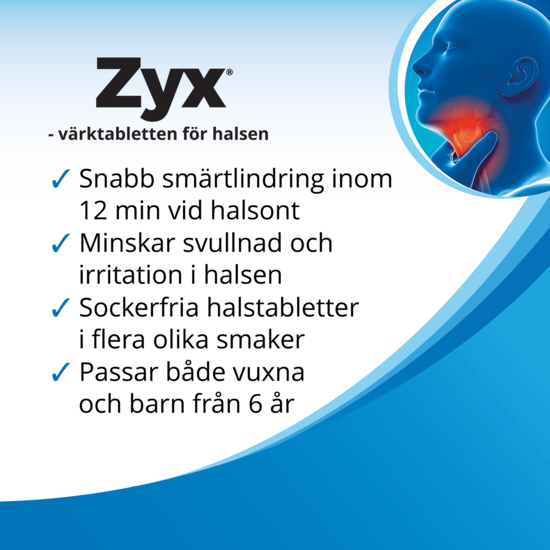 Zyx Eucalyptus 3 mg 20 sugtabletter