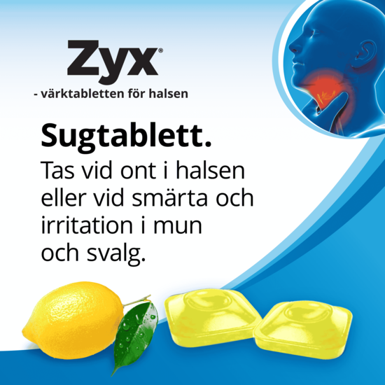 Zyx Citron 3 mg 20 sugtabletter