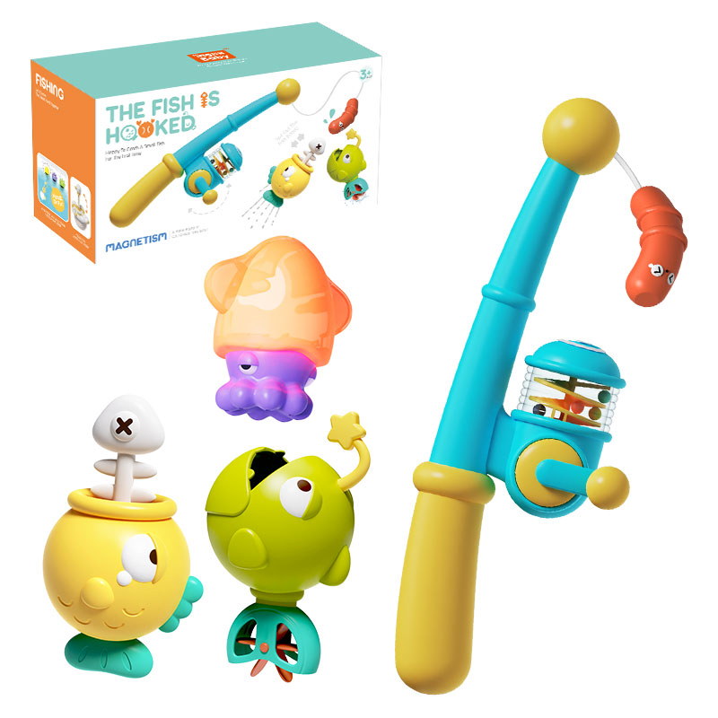 Fresh Kid Tub Fun! Badlek Fiskeset 4 delar