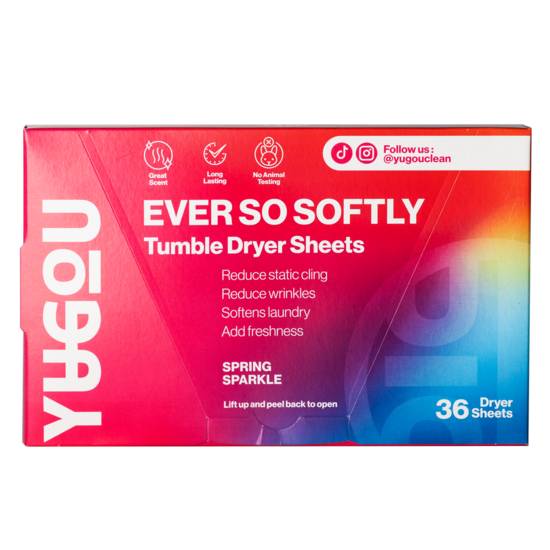 YUGOU EVER SO SOFTLY Tumble Dryer Sheets Spring Sparkle 36 st