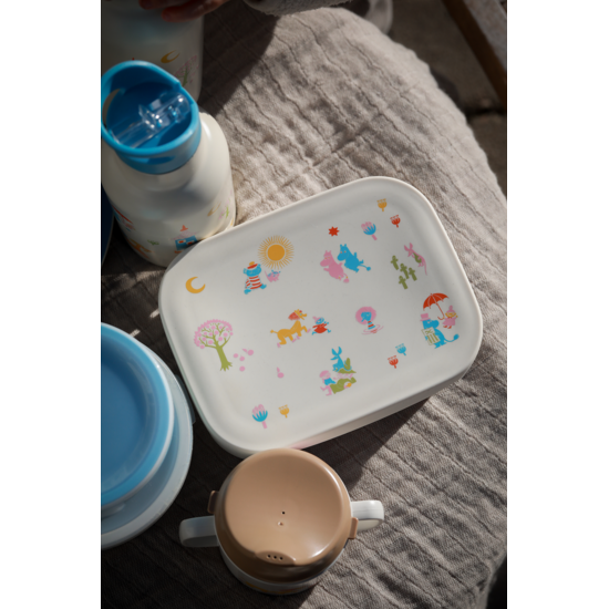 Rätt Start Mumin 80 Lunchlåda i plåt beige
