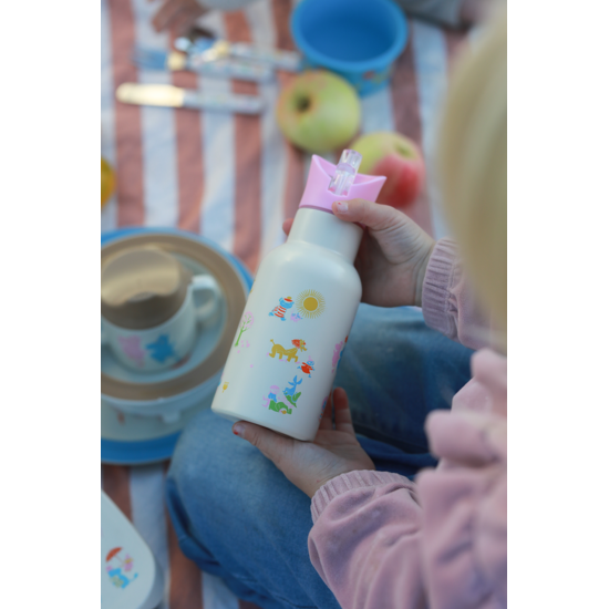 Rätt Start Mumin 80 Vattenflaska Beige/Rosa 340 ml