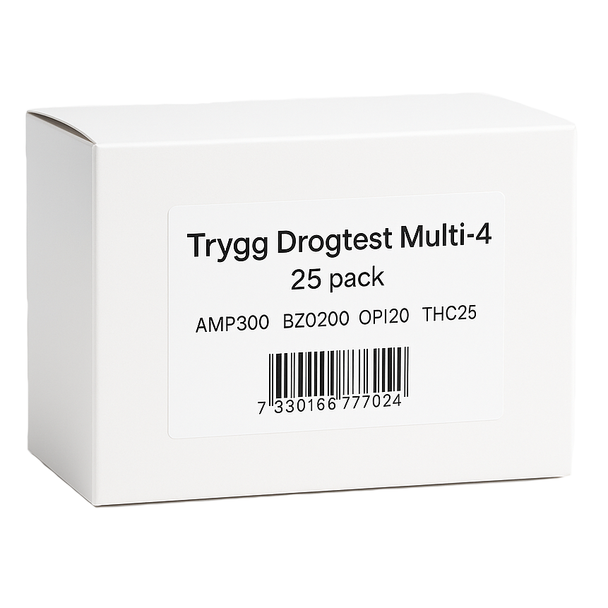Trygg Drogtest Multi-4 25 st