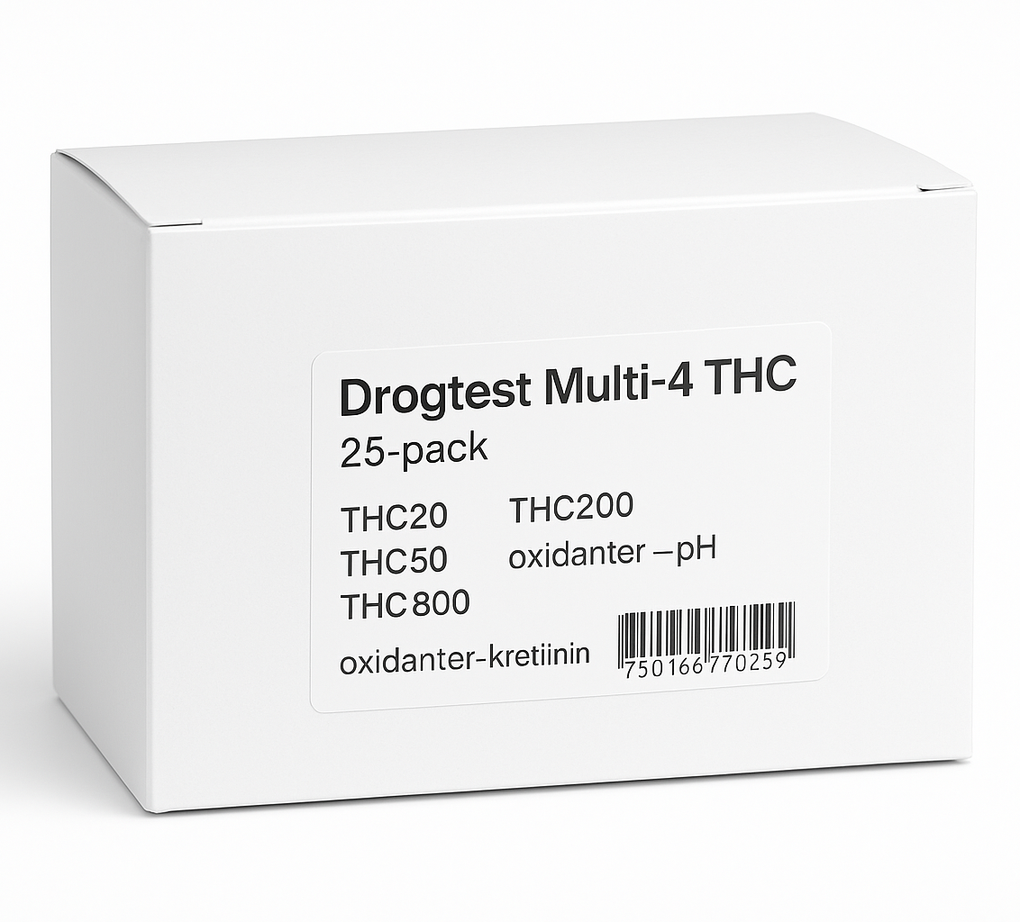 Trygg Drogtest Multi-4 THC 25 st