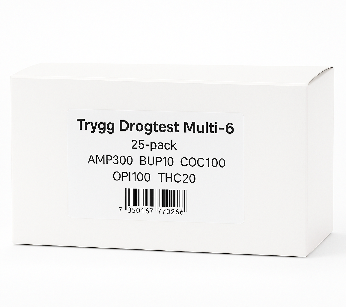 Trygg Drogtest Multi-6 25 st