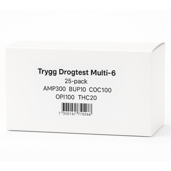 Trygg Drogtest Multi-6 25 st