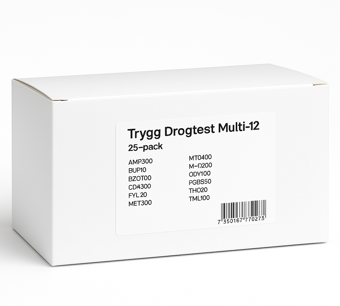 Trygg Drogtest Multi-12 25 st