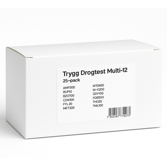Trygg Drogtest Multi-12 25 st