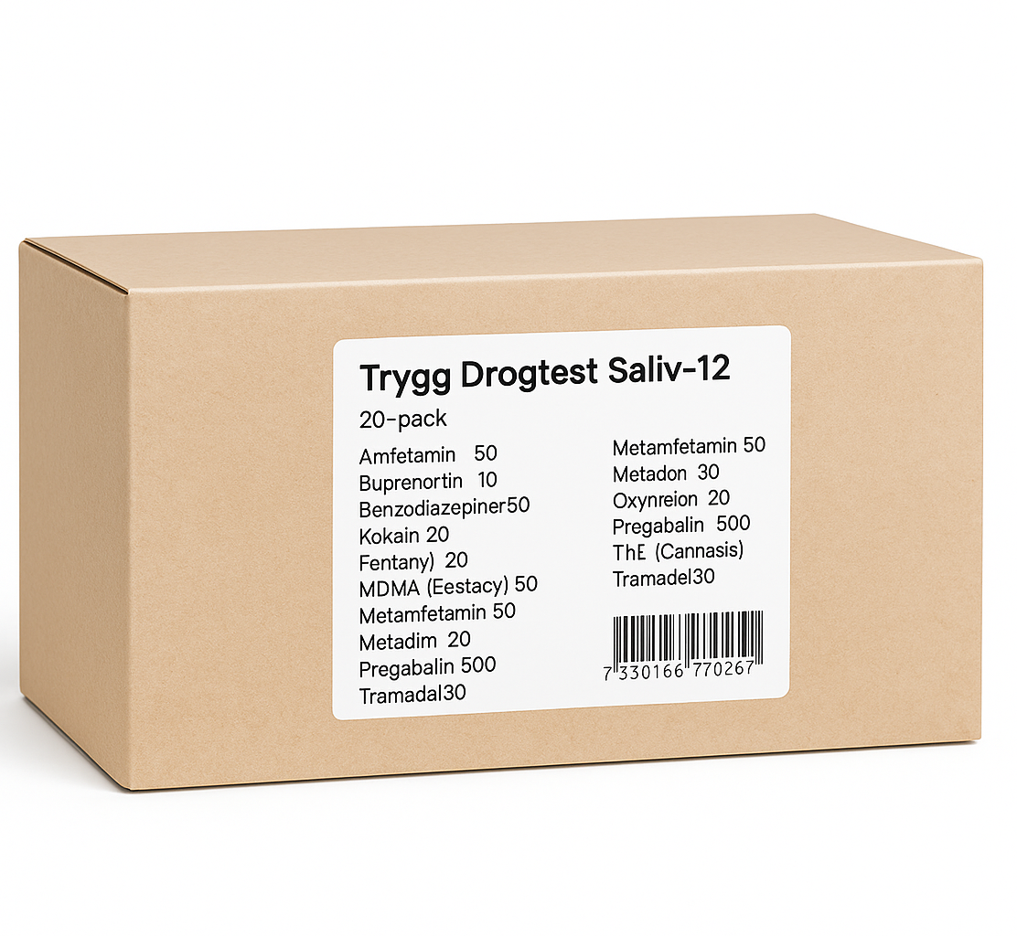 Trygg Drogtest Saliv-12 20 st