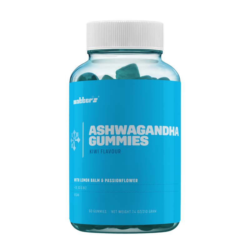 Matters Ashwagandha + B-Vitaminer Kiwi 60 gummies