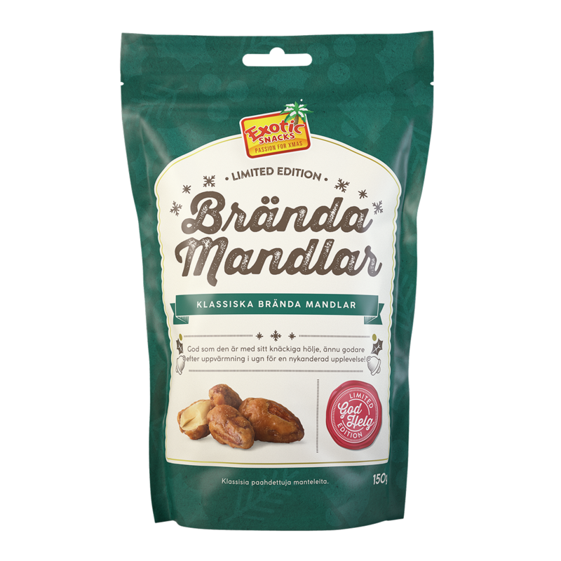 Exotic Snacks Brända Mandlar 150 g