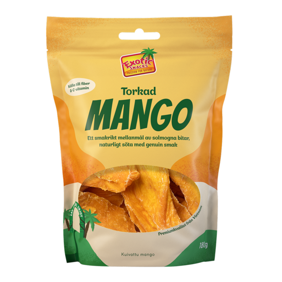 Exotic Snacks Torkad Mango 180 g