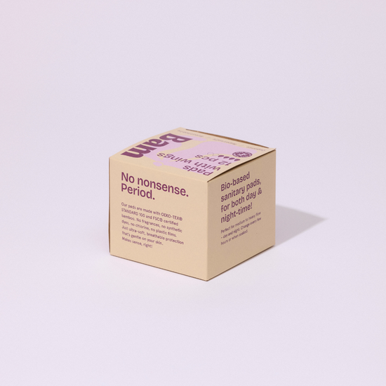 BAM Organic Bamboo Period Pads 12 st