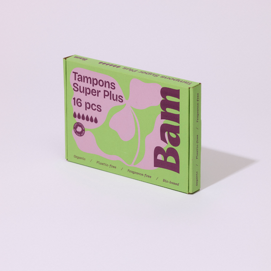 BAM Organic Cotton Tampons Super Plus 16 st