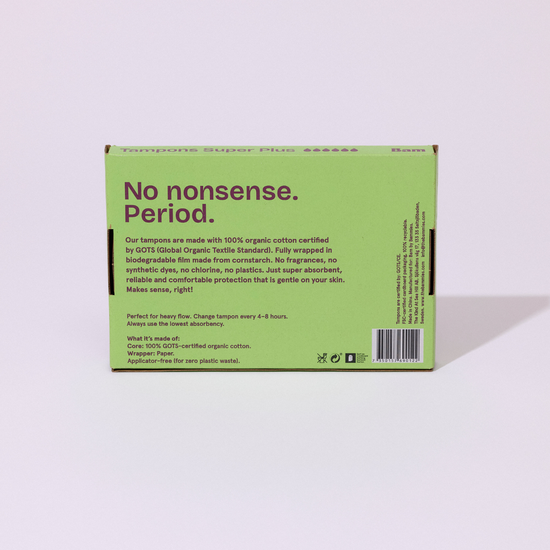 BAM Organic Cotton Tampons Super Plus 16 st