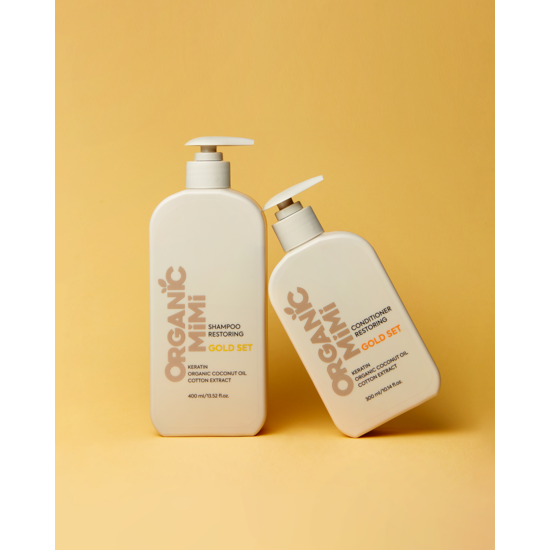 Organic Mimi Shampoo Restoring Gold Set 400 ml