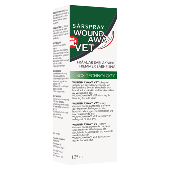 Wound Away Sårspray VET 125 ml