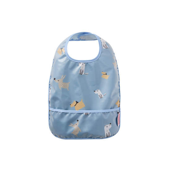 Bambino Easy wipe Bib Blue