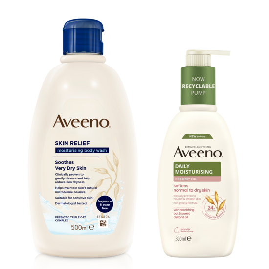 Aveeno Moisturising Shower Duo