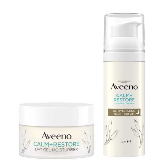 Aveeno CALM+RESTORE Face Duo