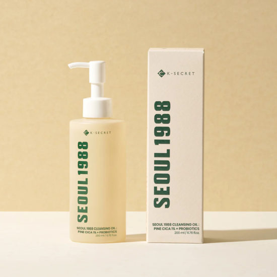 K-Secret SEOUL 1988 Cleansing Oil Pine Cica 1% + Probiotics 200 ml