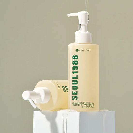 K-Secret SEOUL 1988 Cleansing Oil Pine Cica 1% + Probiotics 200 ml