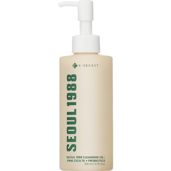 K-Secret SEOUL 1988 Cleansing Oil Pine Cica 1% + Probiotics 200 ml