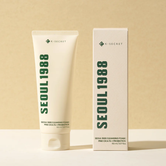 K-Secret SEOUL 1988 Cleansing Foam Pine Cica 1% + Probiotics 150 ml