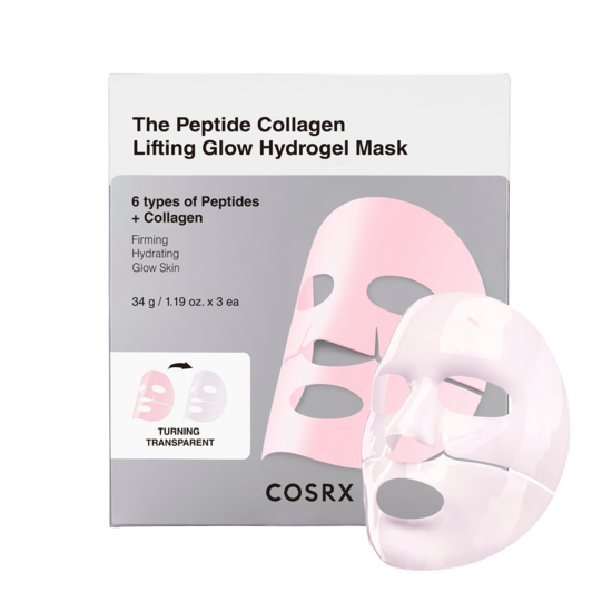 COSRX The Peptide Collagen Lifting Glow Hydrogel Mask 3 st