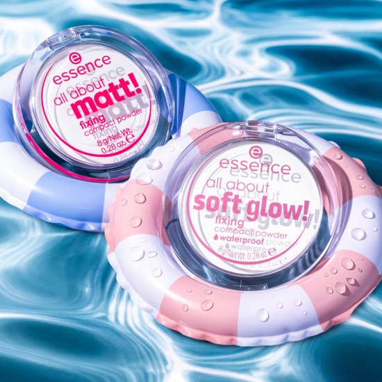 essence All About Soft Glow! Fixing Compact Powder Waterproof 8 g
