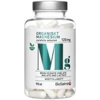 BioSalma Organiskt Magnesium 120 mg 90 kapslar 