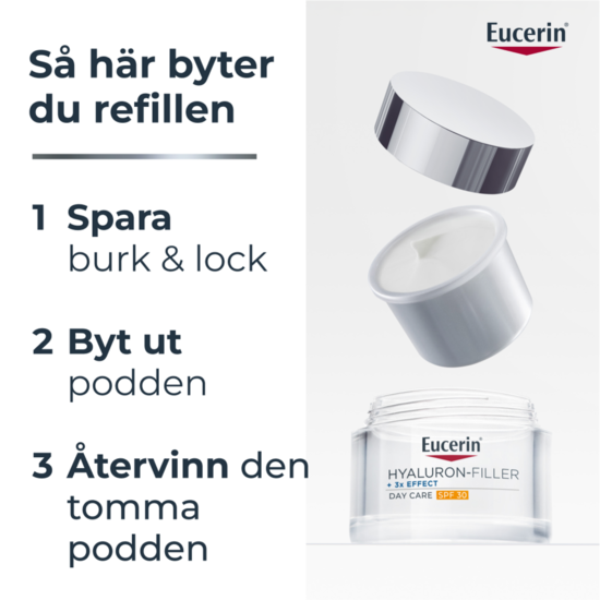Eucerin Hyaluron-Filler +3x Effect Day Cream SPF30 Refill 50 ml