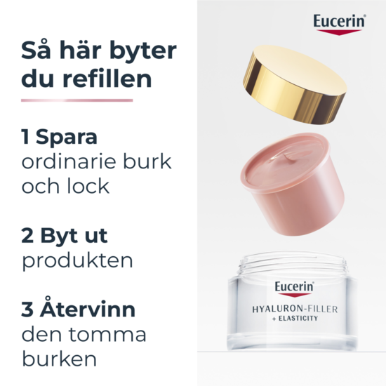 Eucerin Hyaluron-Filler + Elasticity Day Rosé SPF30 Refill 50 ml