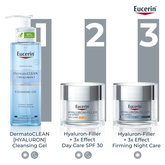 Eucerin Hyaluron-Filler + 3x Effect Day Care SPF30 50 ml