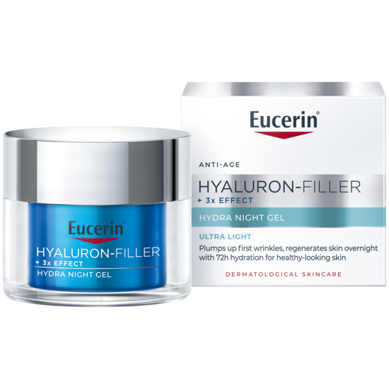 Eucerin Hyaluron-Filler + 3x Effect Hydra Night Gel 50 ml