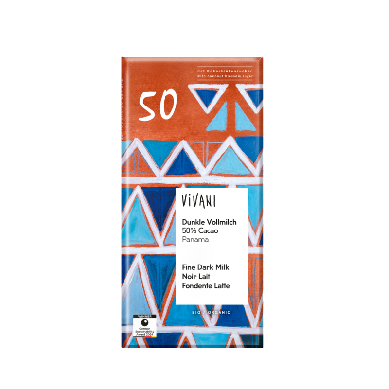 Vivani Mörk Mjölk 50% EKO 80 g