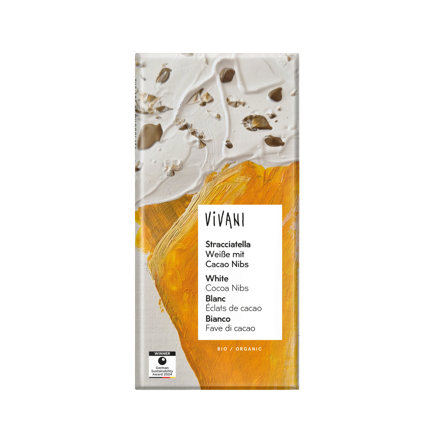 Vivani Straciatella Vit Kakaonibs EKO 80 g 