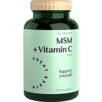 Great Earth MSM 1000 mg + Vitamin C 120 tabletter