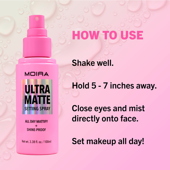 MOIRA Ultra Matte Setting Spray 100 ml