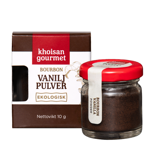 Khoisan Gourmet Äkta Bourbon Vaniljpulver EKO 10 g
