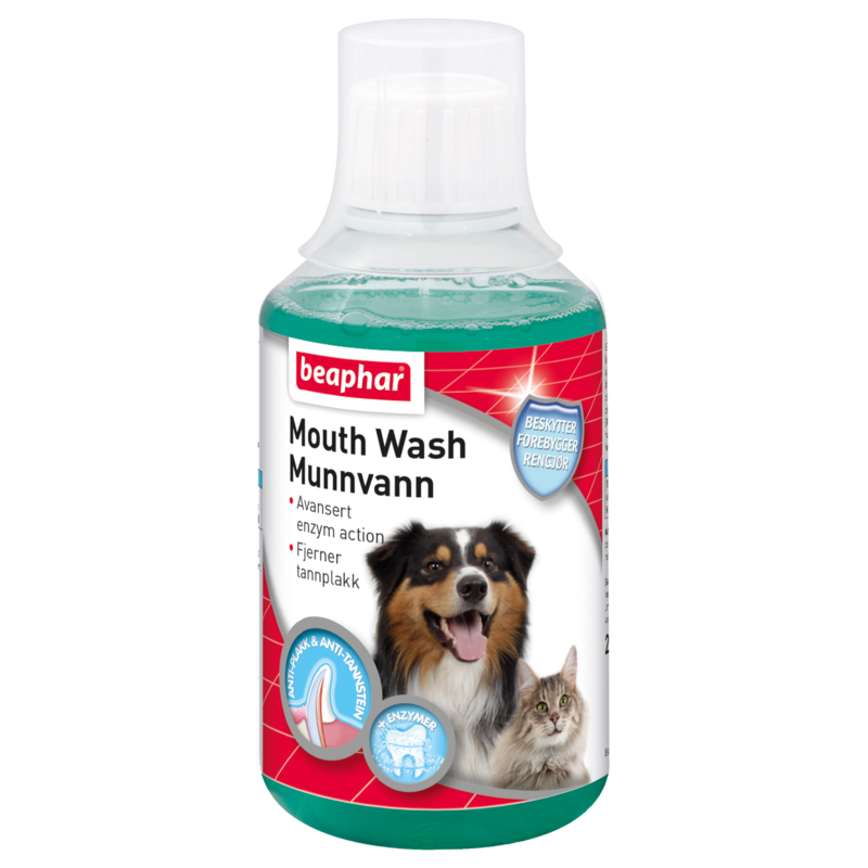 Beaphar Mouth Wash Munvatten Hund & Katt 250 ml