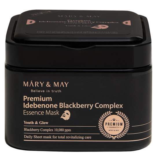 Mary&May Premium Idebenone Blackberry Complex Essence Mask 20 st