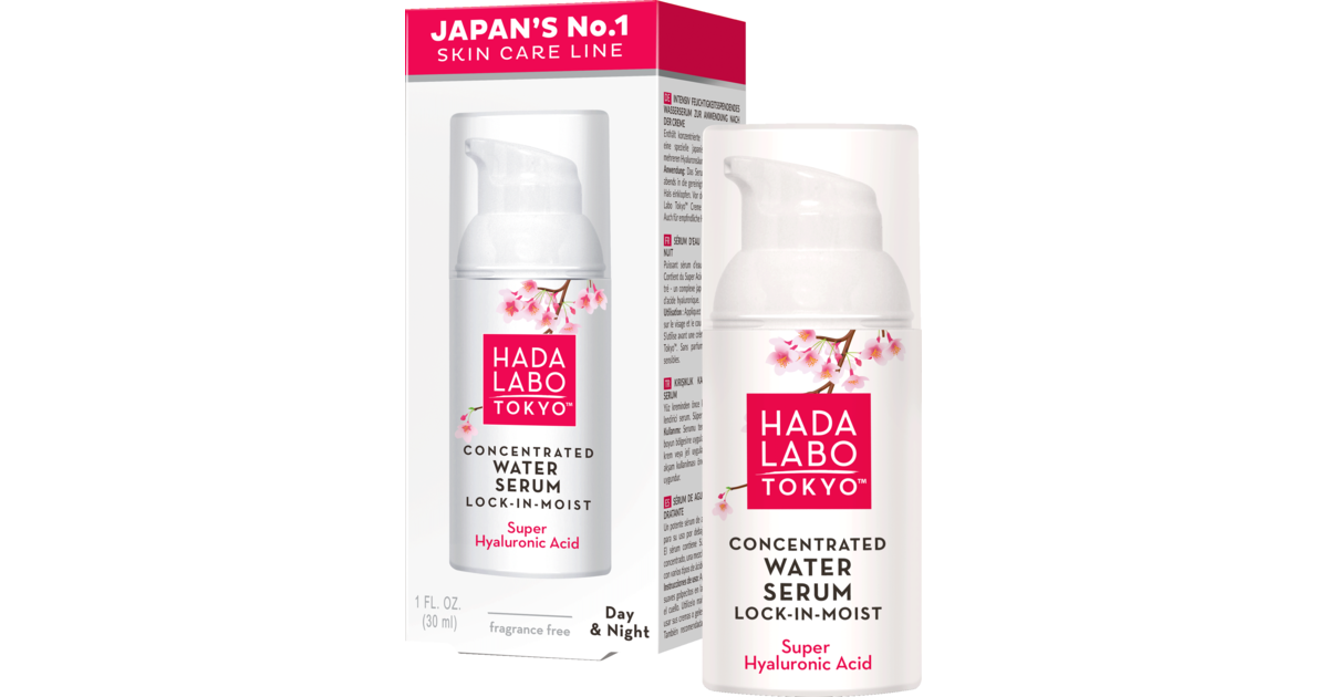 Köp Hada Labo Tokyo Concentrated Water Serum Lock-in-Moist 30 ml | MEDS ...